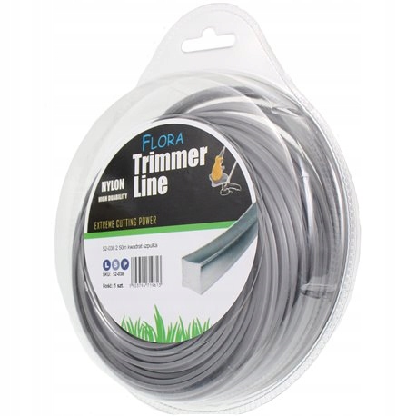 

Żyłka tnąca do kosy spalinowej kwadrat 2.0mm 50M