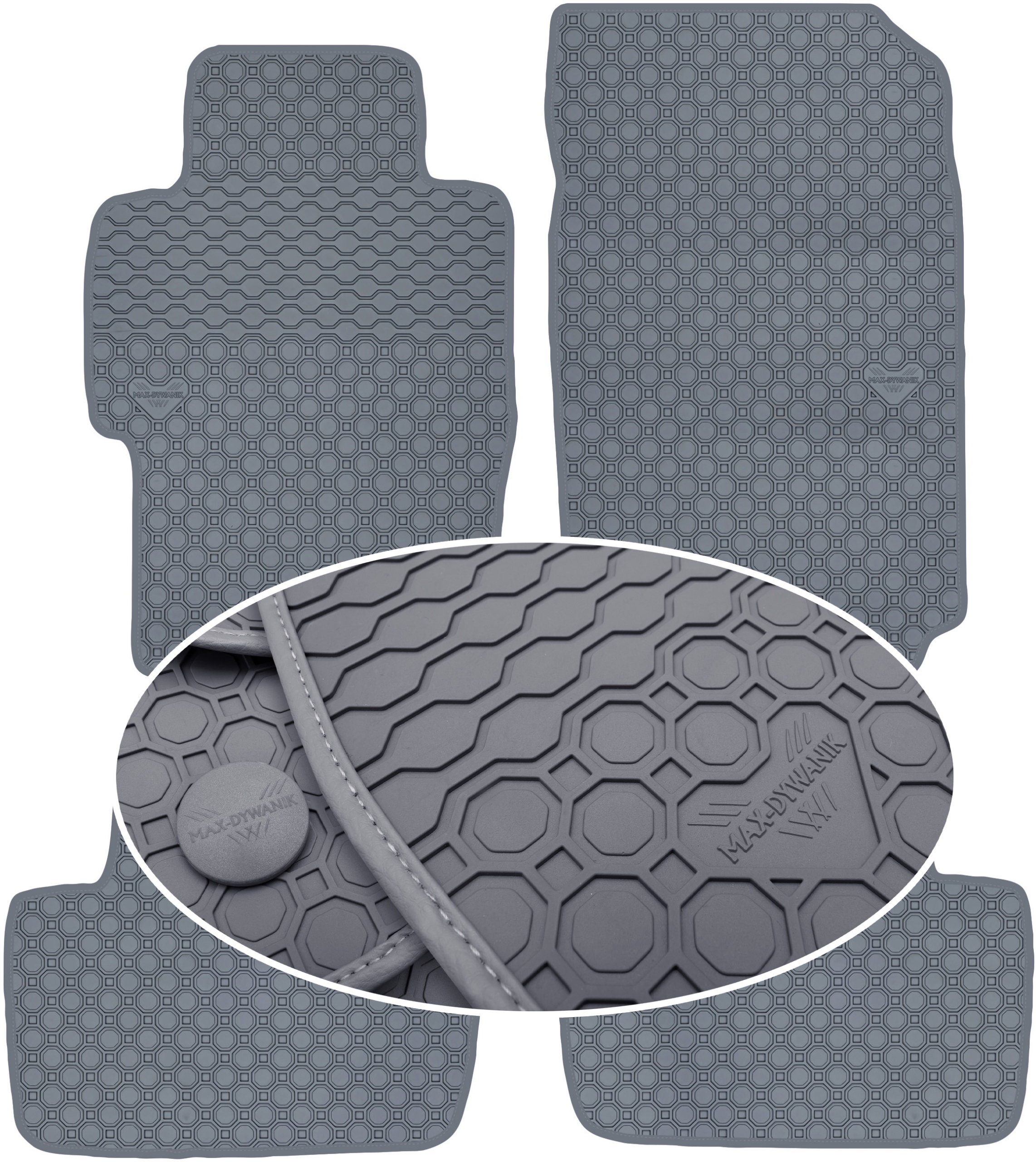 Honda Accord VII 2003-2008 Koberce Šedé