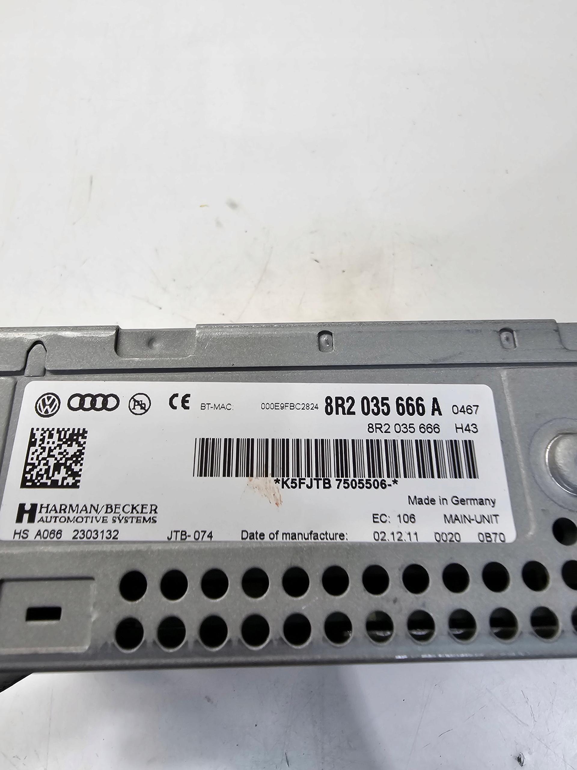 JEDNOSTKA MMI player AUDI A4 A5 Q5 8R2035666A