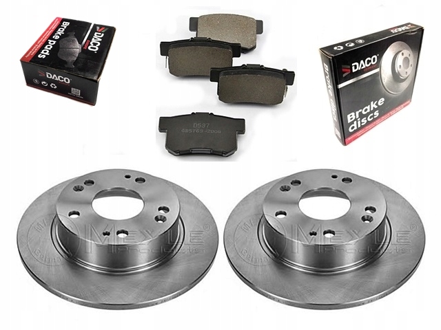 Kotouče brzdové destičky zadní Honda Accord Tourer 2002-2008 VII 7 CM kombi