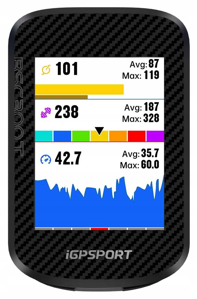 Licznik komputer rowerowy iGPSPORT BSC300T Gps bezprzewodowy Dotykowy