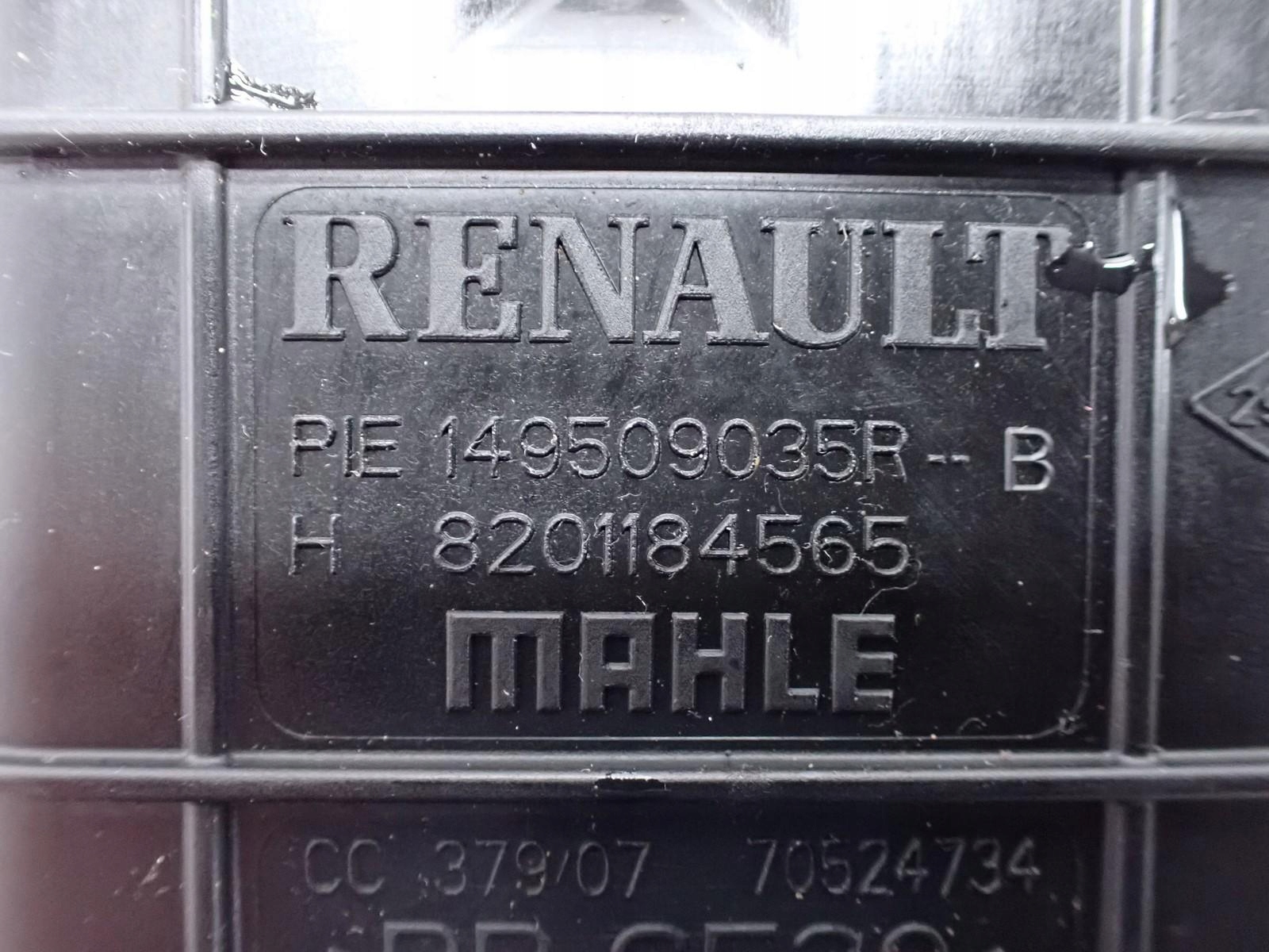 FILTR WĘGLOWY ORYGINAŁ 149509035R DACIA DOKKER 14R Typ silnika diesel