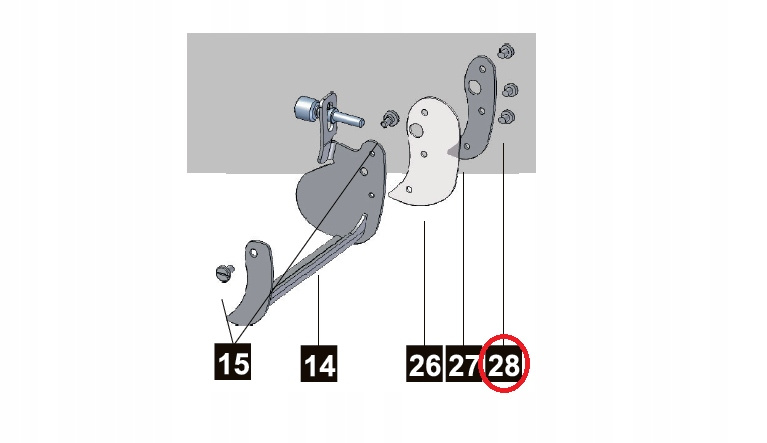 Śruba mocująca dolne osłony noży POTIS EAN (GTIN) 5905358347058