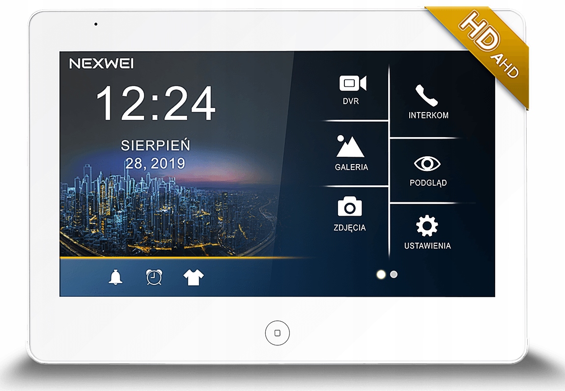 Monitor Nexwei NW-VI10S-W 10 Cali Dotykowy Biały