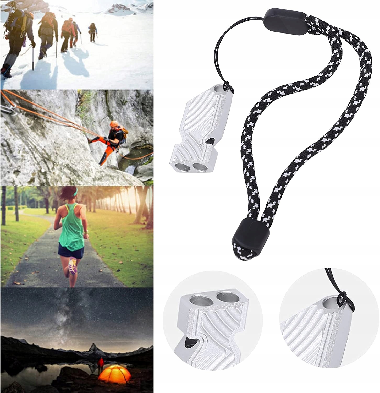 Gwizdek ratunkowy, gwizdek ratunkowy z powok ant Stan opakowania oryginalne