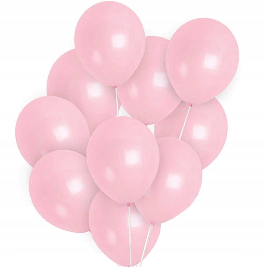 

Balony pastelowe Duże różowe matowe pudrowe ślub