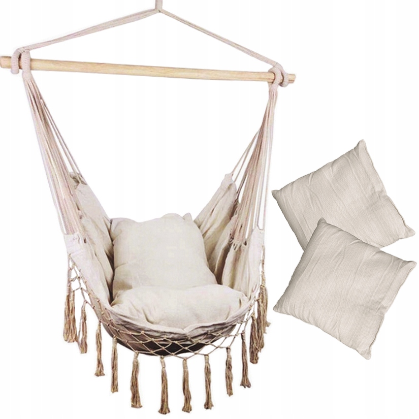 

Krzesło Brazylijskie XXL Aruba Huśtawka 2 Poduszki