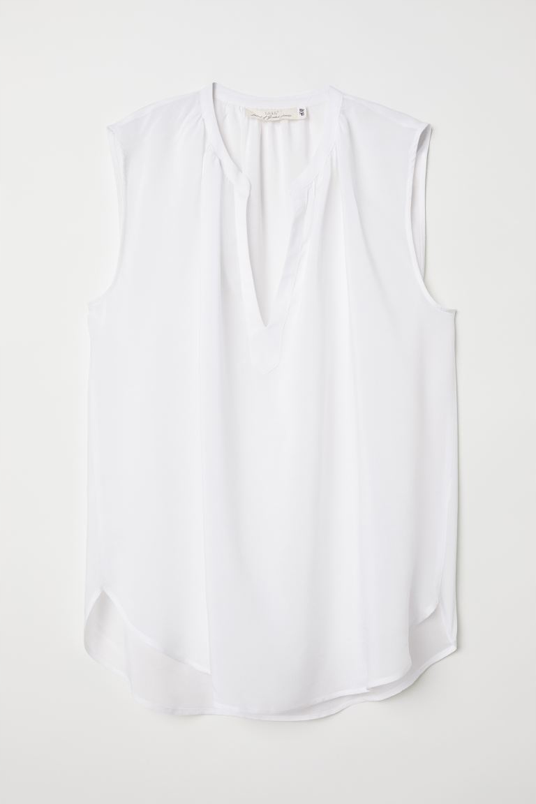 

H&m Bluzka bez rękawów rozm.32,XXS