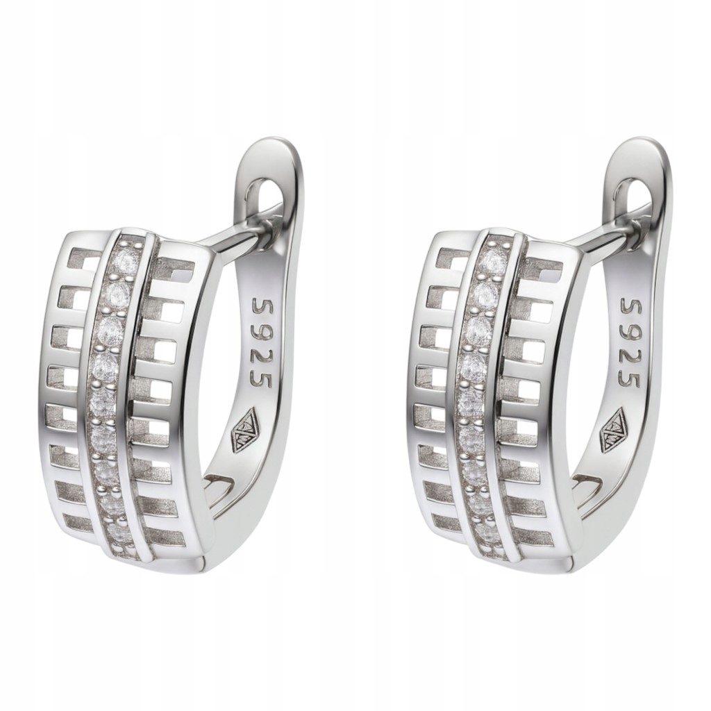 Stříbrné náušnice Ag 925 s zirkony IM0360925ER