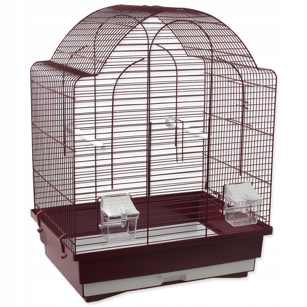 Levně Klec Bird Jewel K9 45x33,5x59cm vínová