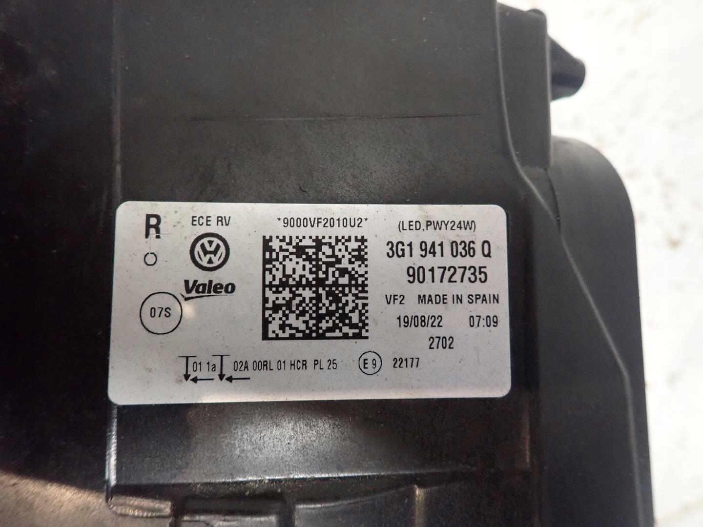 light front right VW PASSAT B8 LIFT 2019- FULL LED