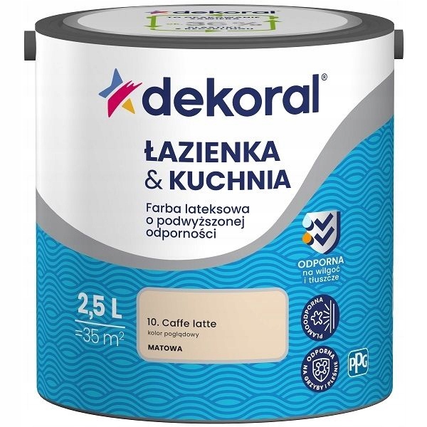 Dekoral Łazienka&kuchnia 2,5l Caffe Latte