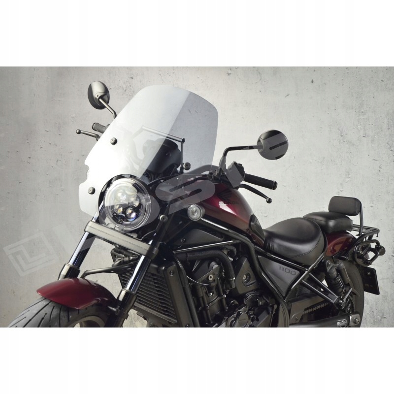 Motocyklové Sklo Honda Honda CMX 1100 Rebel 2021-2024, 4 mm (41 cm)