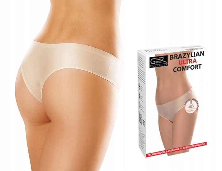 

Gatta Figi Brazylian Comfort bezszwowe, Beżowe, XL
