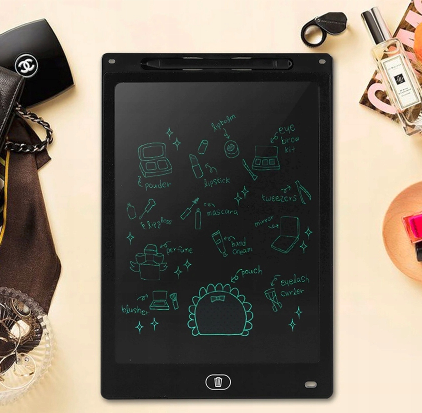 DUŻY TABLET GRAFICZNY DO RYSOWANIA DO ZABAWY RYSIK 10" XXL Wiek dziecka 3 lata +