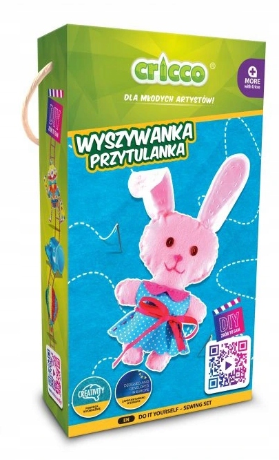 

Zestaw Cricco Diy Wyszywanka Przytulanka-Królik
