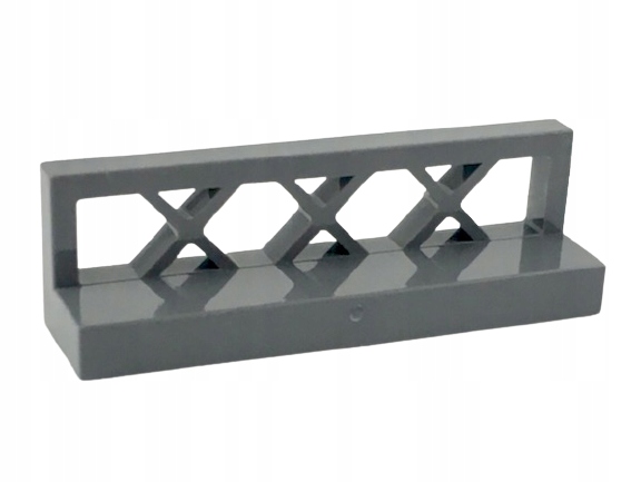 

Lego 3633 Płotek Barierka 1x4x1 szary ci Nowy (1g)