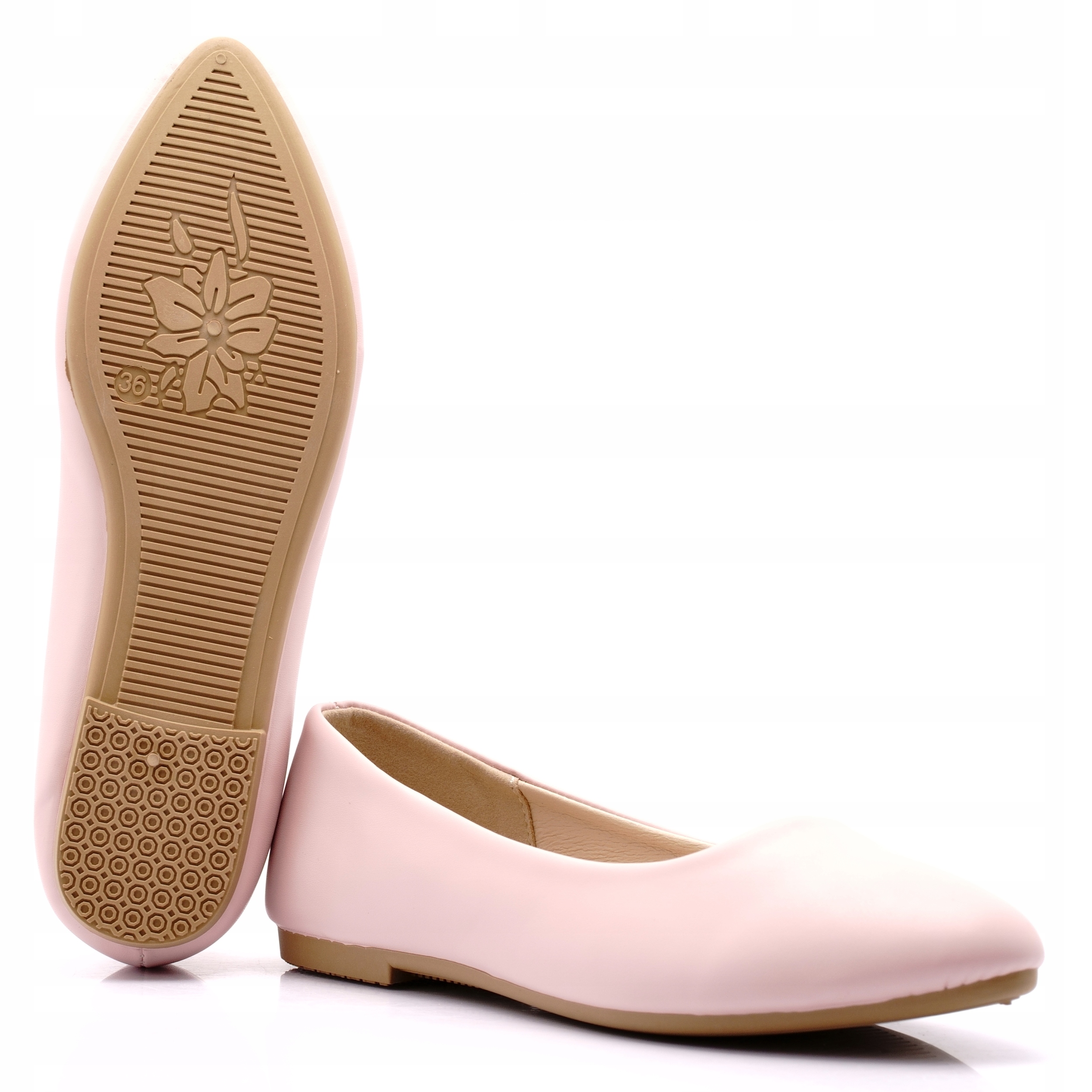 BALERINY KLASYCZNE BUTY DAMSKIE WKŁ. SKÓRA 7641 41 Rozmiar 41