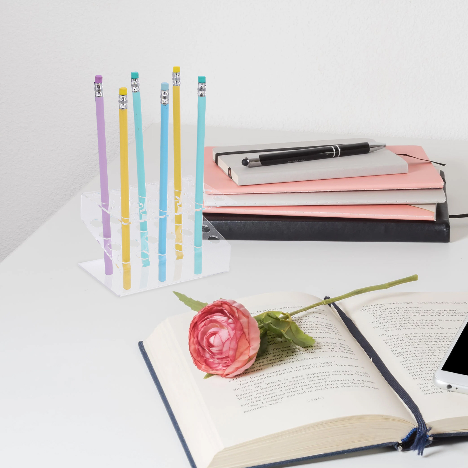 STOJAK NA DŁUGOPISY PRZEZROCZYSTY ATRAMENT DO DŁUGOPISÓW Typ inny