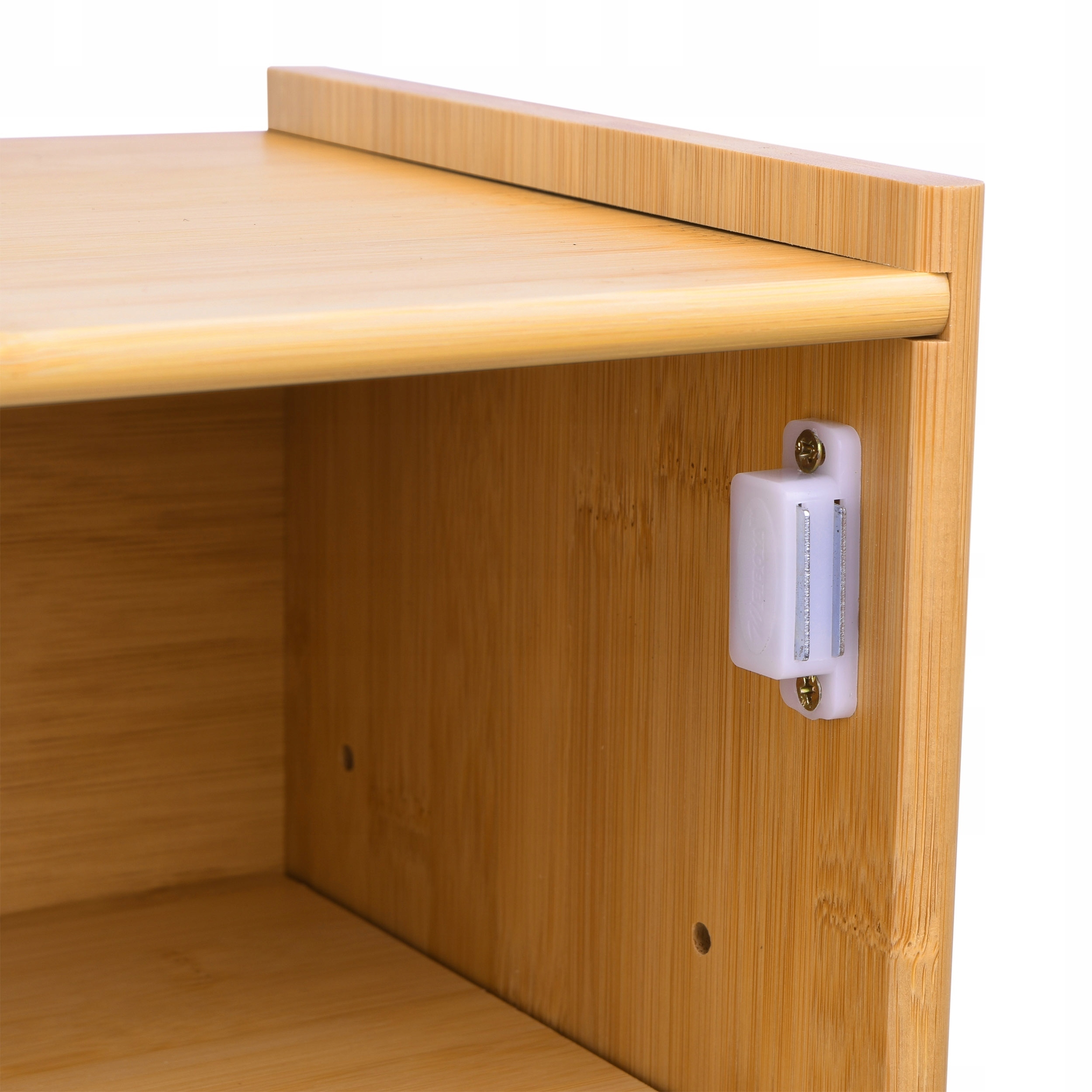 CHLEBAK BAMBUSOWY DREWNIANY POJEMNIK NA CHLEB BUŁKI PIECZYWO DUŻY Z PÓŁKĄ Materiał bambus