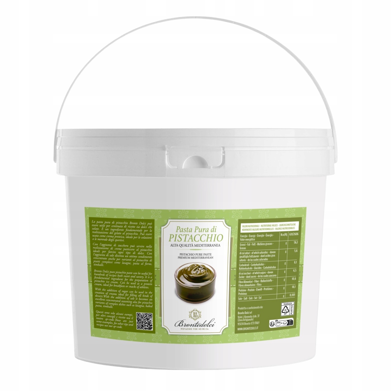 Brontedolci Pistáciová Pasta 100% 1kg Itálie