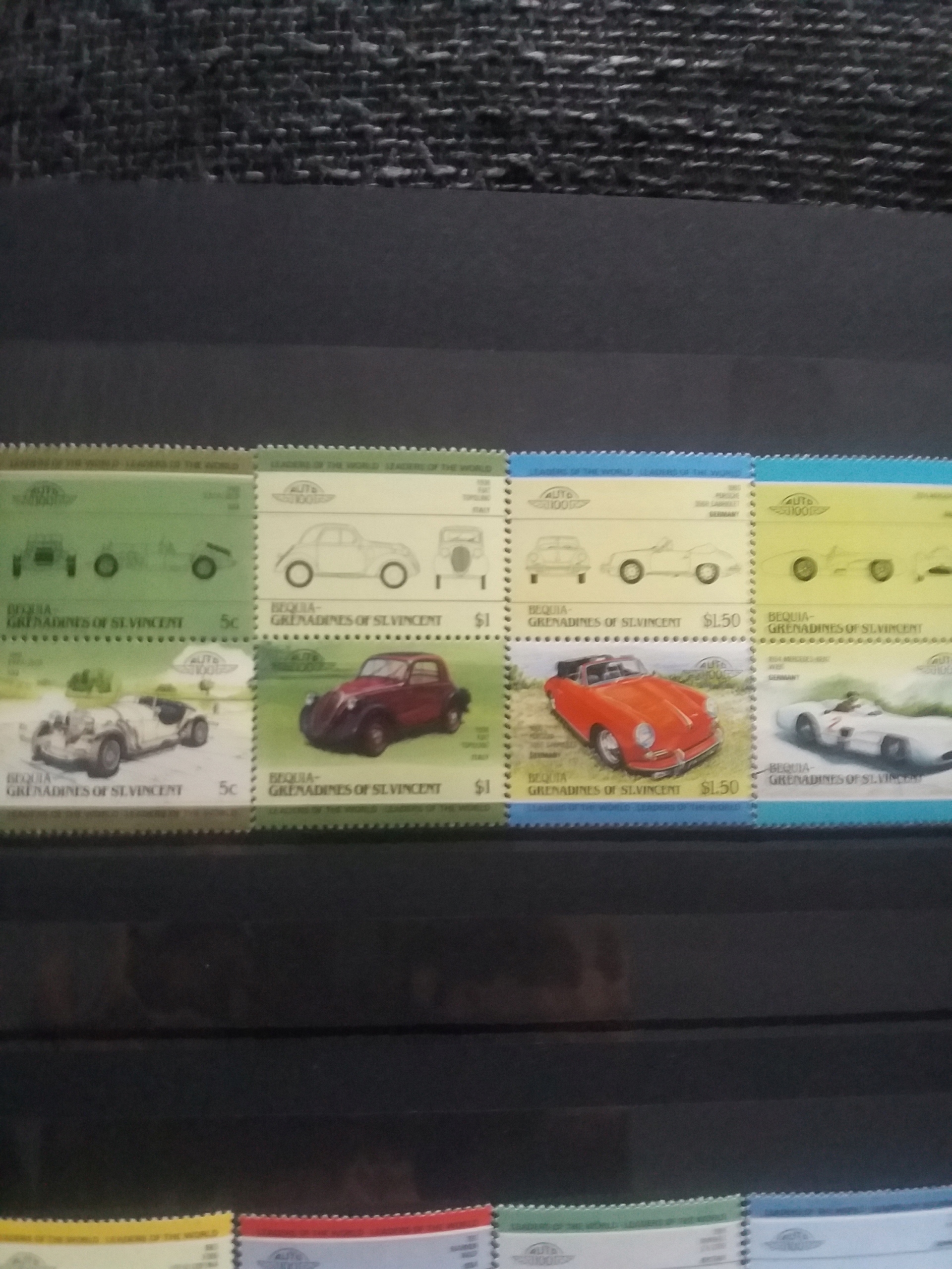 Bequia zestaw samochody