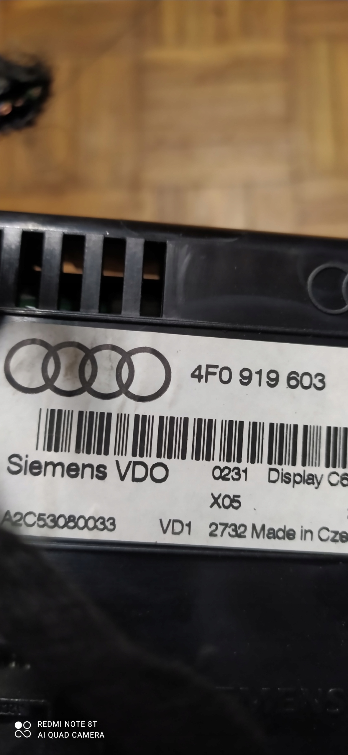 4F0919603 Display navigazione AUDI A6 C6