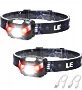 Le Headlamp Latarka Czołowa Opaska Reflektor 2 SZT — miniatura 10