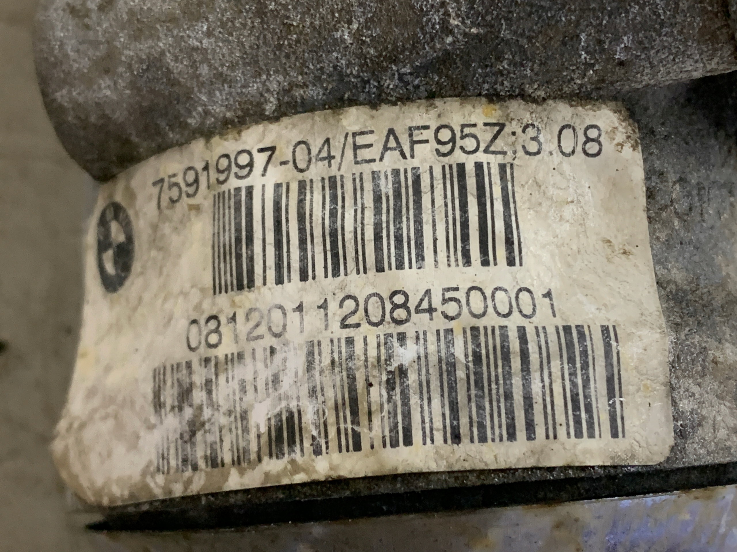 differential differential diff front 7591997 BMW X3 F25 2.0D X-DRIVE 4X4