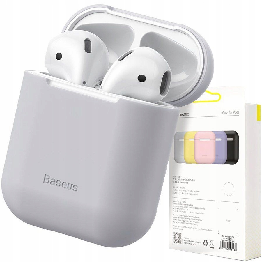 

Etui Baseus Case Silikonowe Do Apple Airpods 1/2