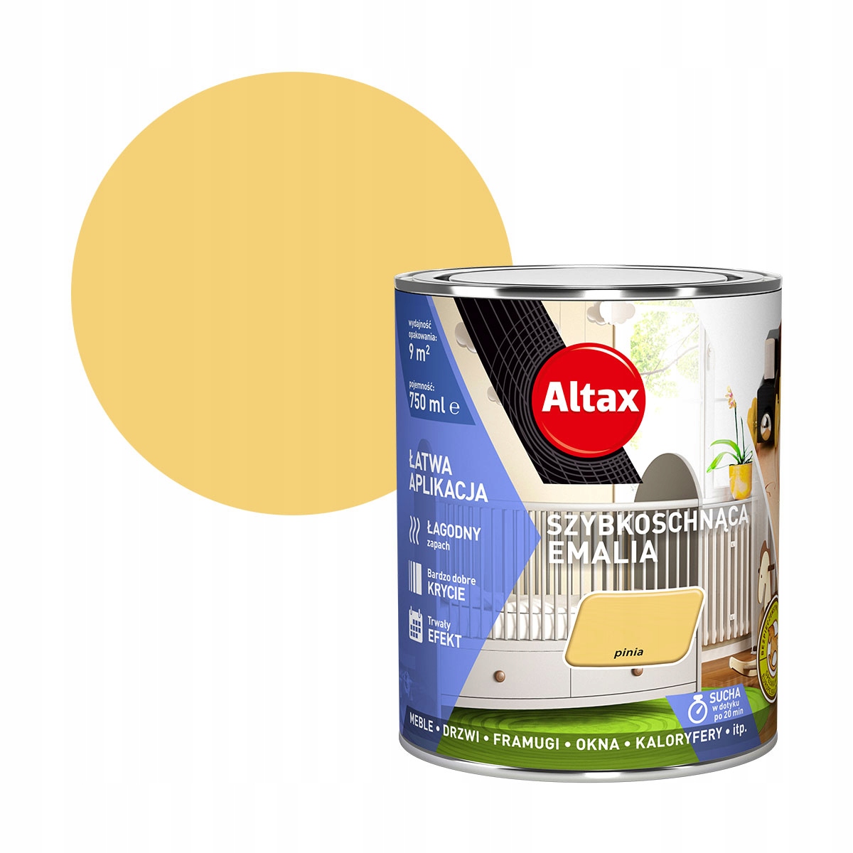 

Altax Emalia Szybkoschnąca 0,75L Pinia
