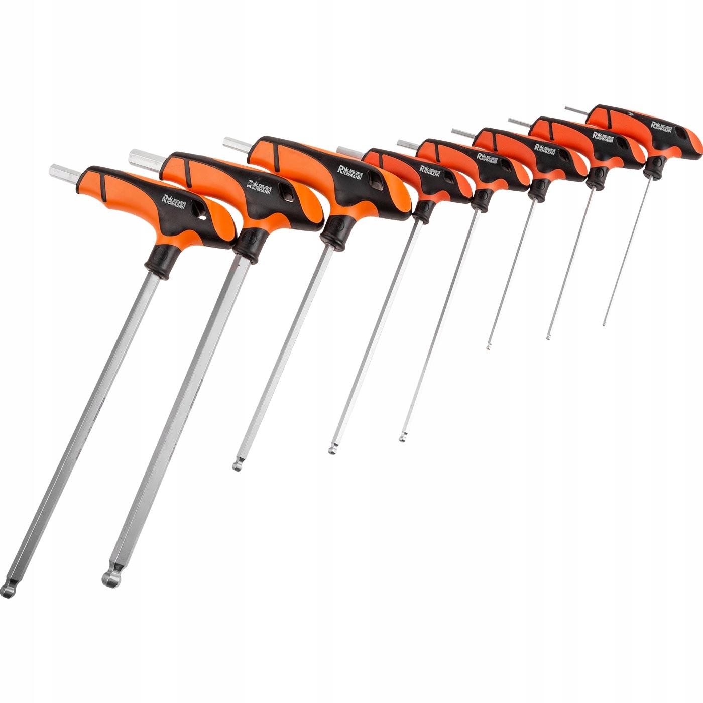 KLUCZE IMBUSOWE UCHWYT TYP T KULKA 2 10 8szt Producent code C6605