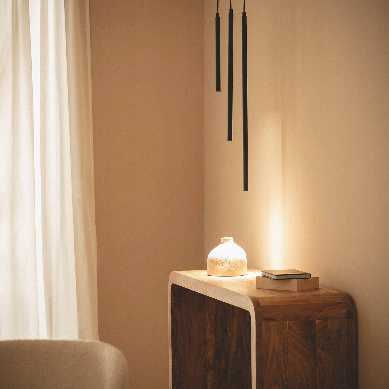 Závěsná Led lampa 3W z hliníku Evory M