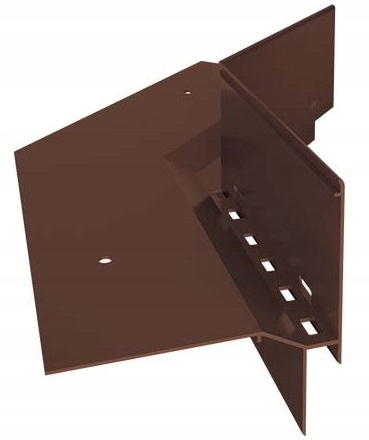 Vnitřní roh 135 stupňů pro systém Renoplast W60 Hnědý