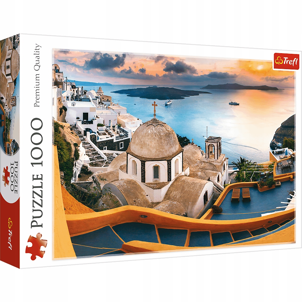 Puzzle 1000 elementów BAJKOWE SANTORINI Trefl
