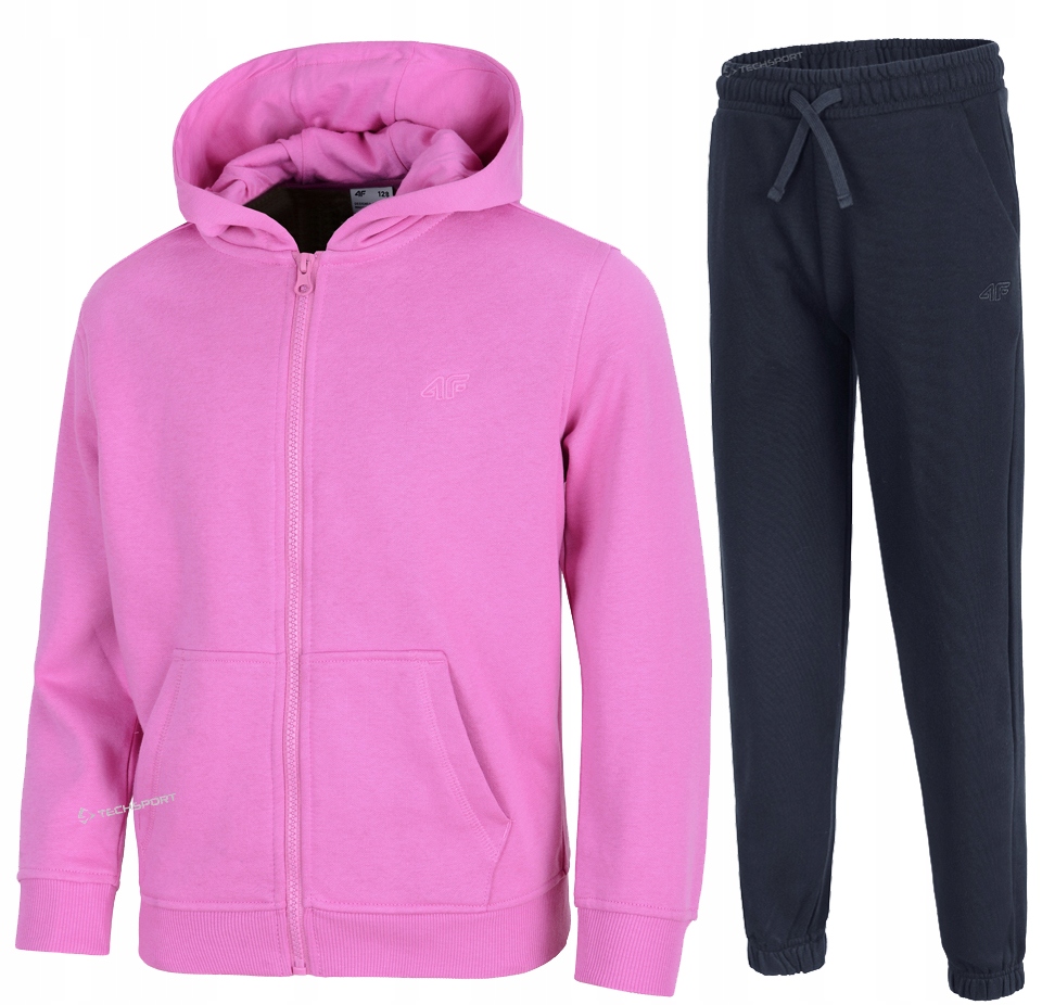 4F Ocieplany Dziewczęcy Dres Komplet Bluza Spodnie rozm 146