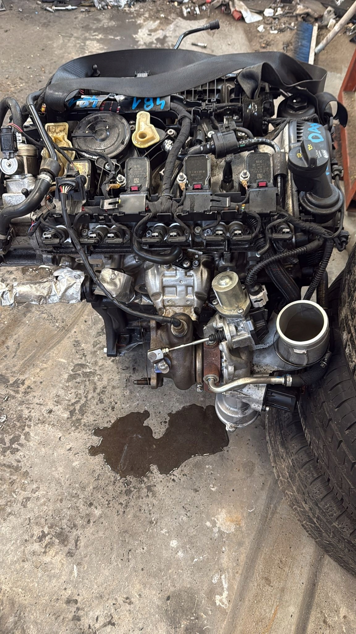 engine complete AUDI 2,0 TFSI 65 TYS KM DAX