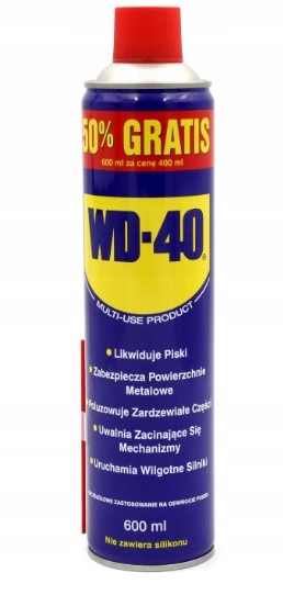 

Odrdzewiacz Preparat Wielofunkcyjny WD-40 600 ml