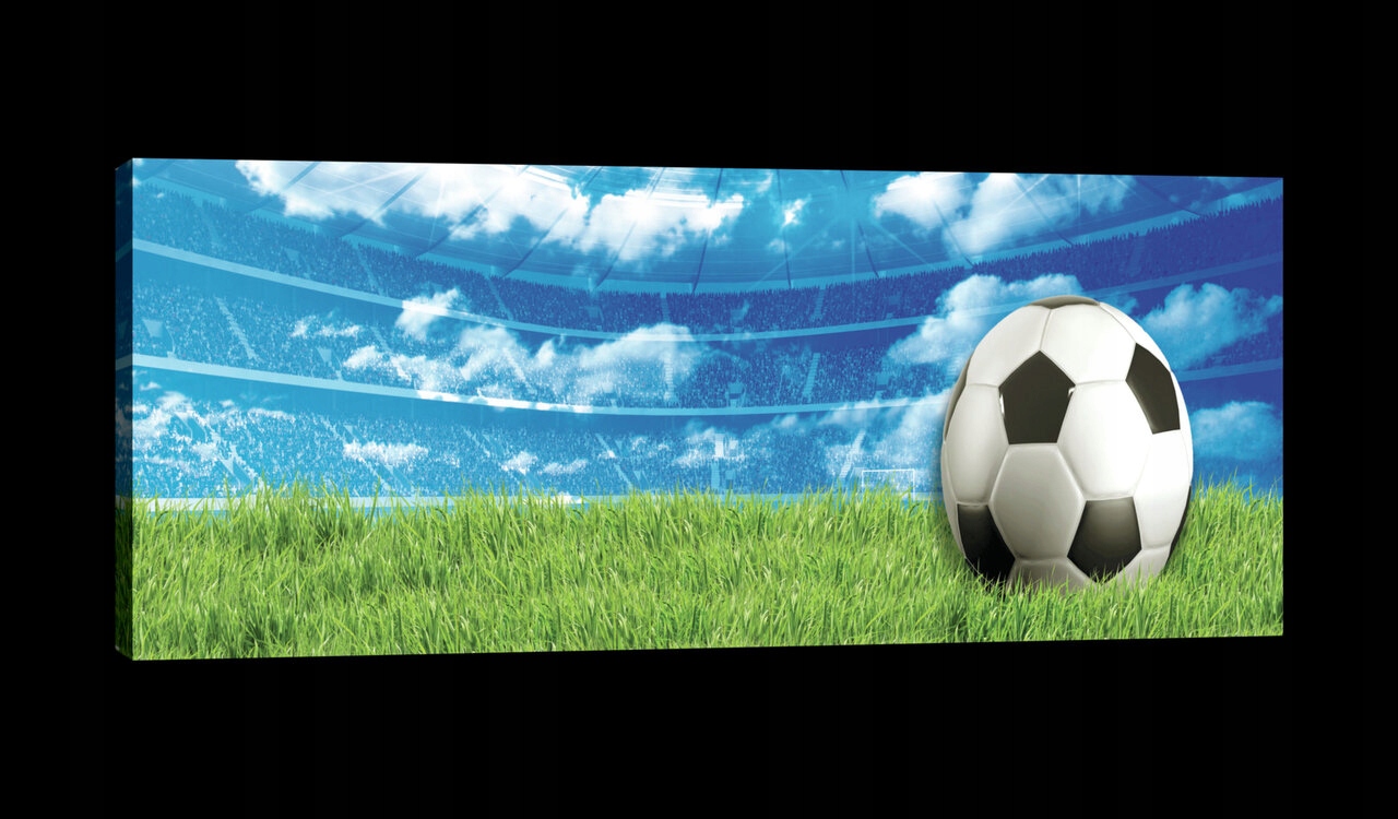 Obraz 145x45 Fotbal stadion nebe tráva míč sport hra soutěže energie