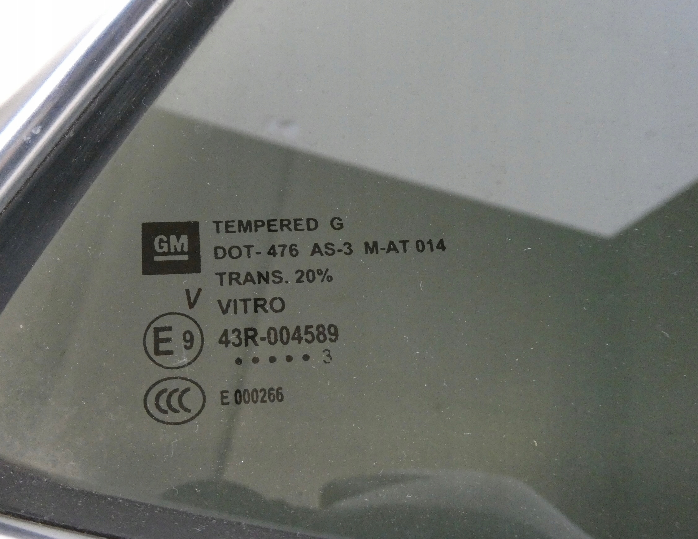FENSTER Dichtsatz Tür rechts heck CHROM 2013 OPEL MOKKA
