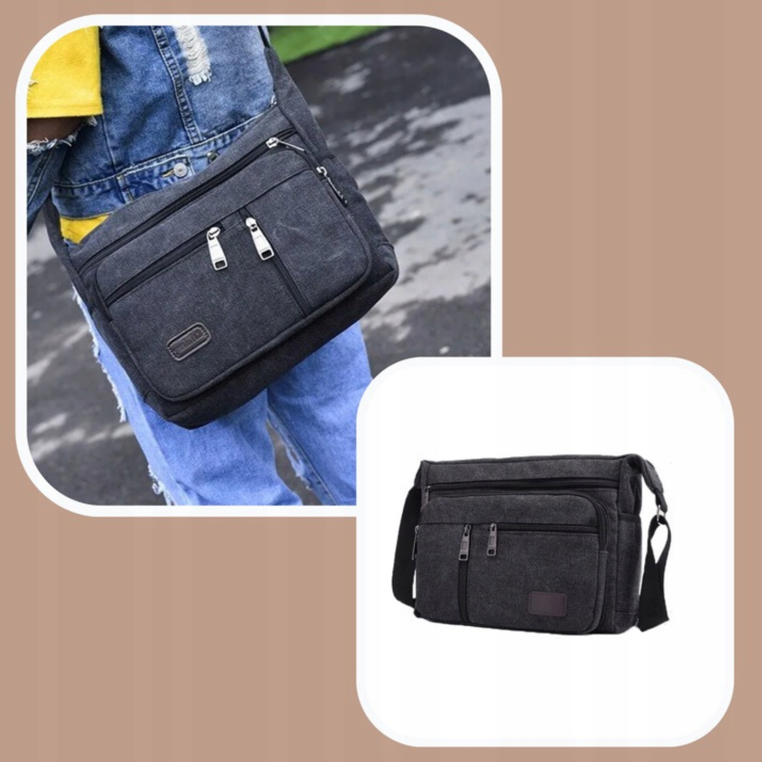 TORBA MESKA NA RAMIE LISTONOSZKA SASZETA DO PRACY Rodzaj inny