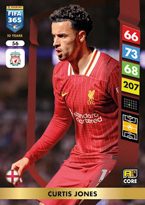 2025 Panini Adrenalyn XL Fifa 365 56 Curtis Jones