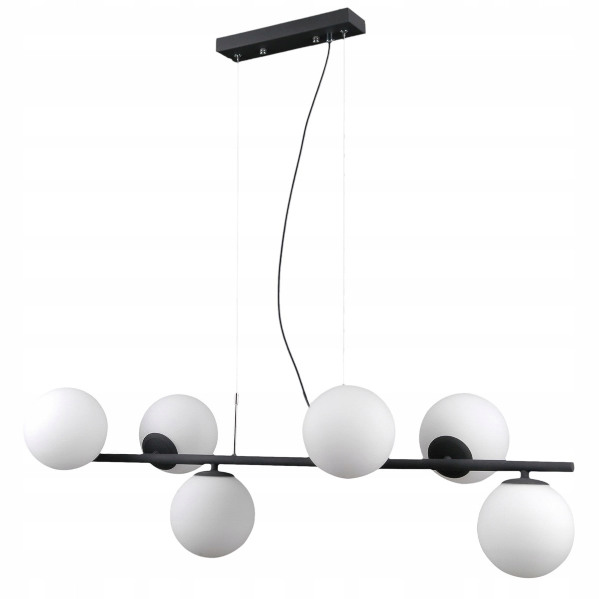 Raddi PND-5510-6-BK Moderná závesná lampa