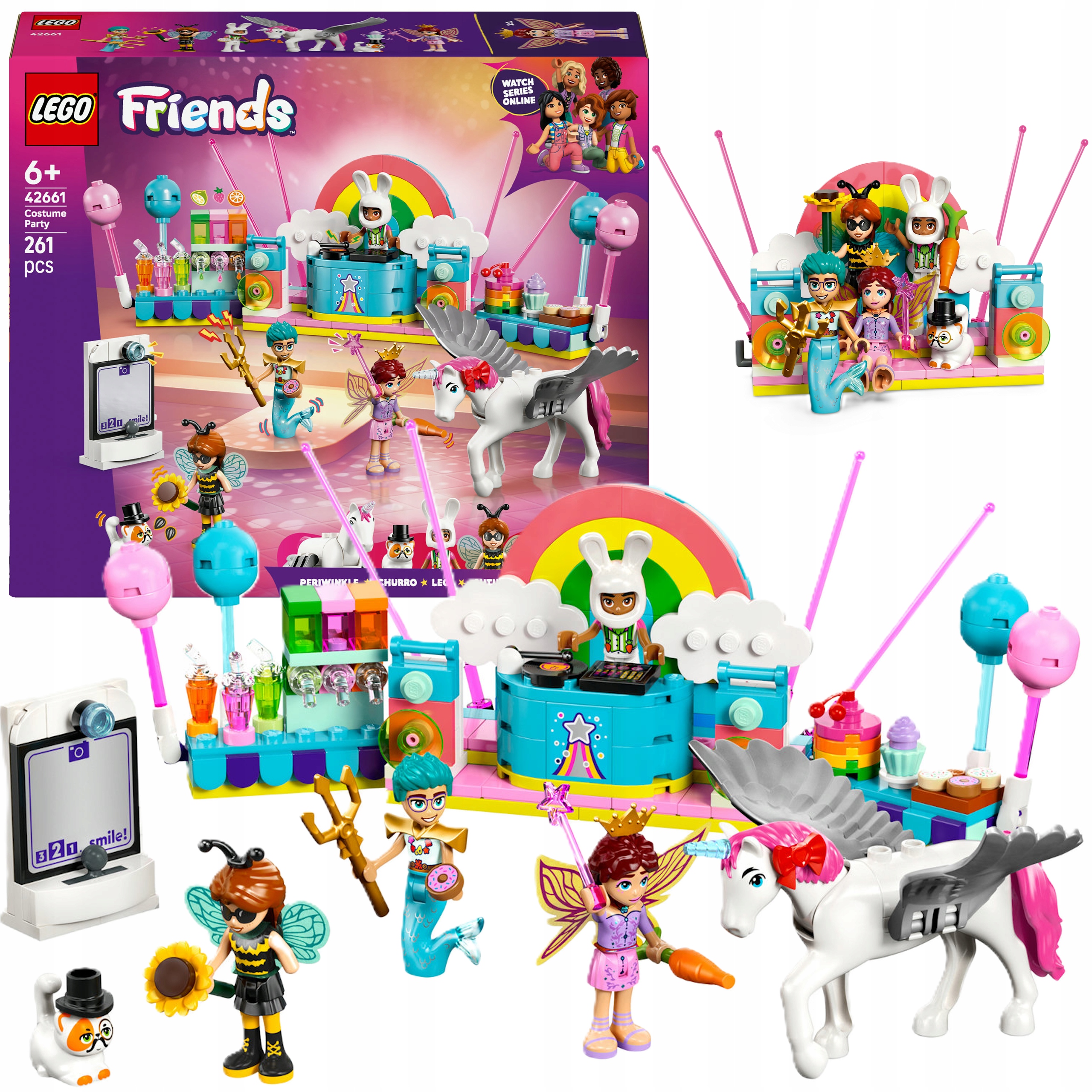 Klocki Lego 42661 Friends Bal Przebierańców Z Jednorożcem I Wróżką