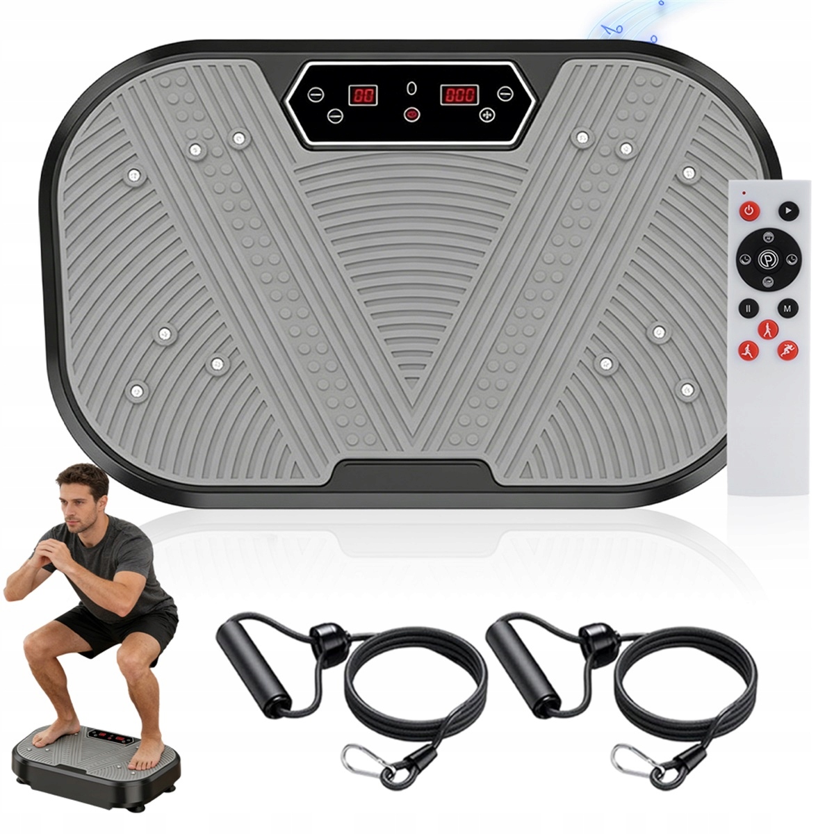 Fitness deska s inteligentní úrovní intenzity a 10 režimy zatížení 250 kg