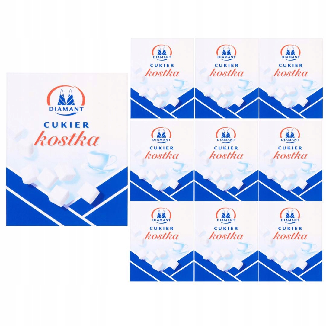 Levně Diamant kostkový Cukr 500 g x 10 kusů