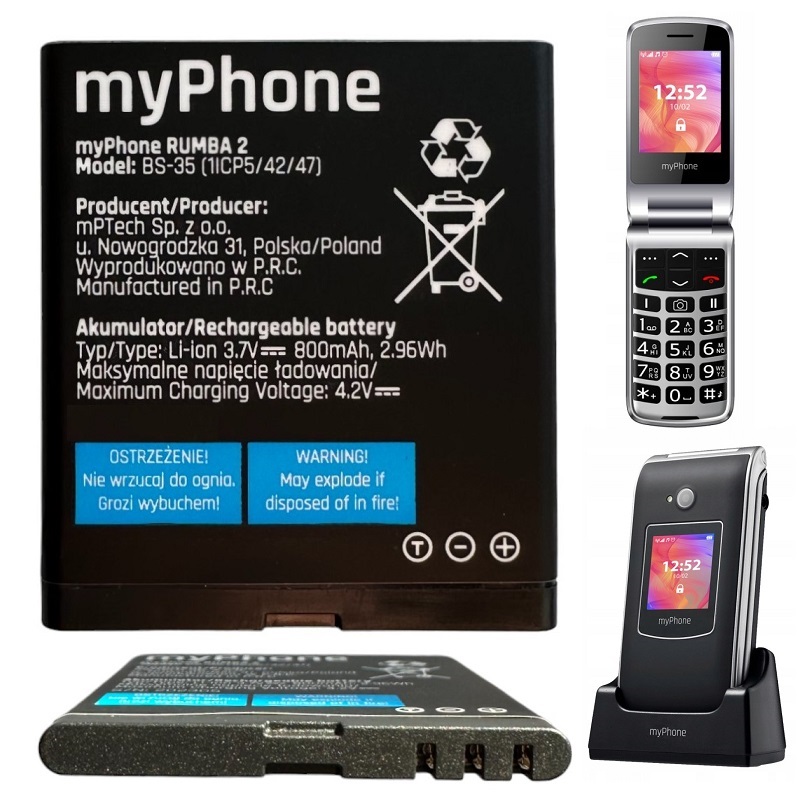 Bateria Do myPhone 800 mAh