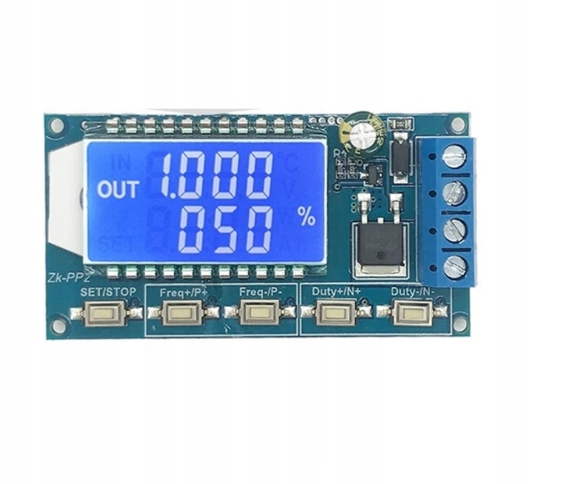 

Generator sygnału Pwm 1Hz 150Khz LCD 30V 8A