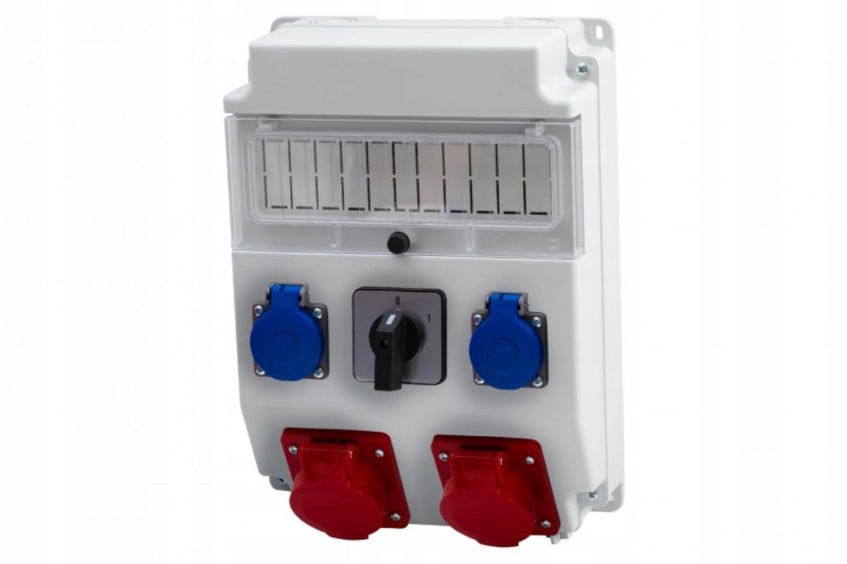 Rozvádzač Caja 2x16A 5p, 2x230V, 0/1 11M IP44