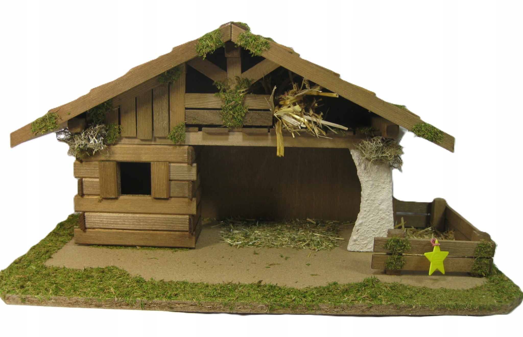 Vianočný Betlehem Stajňa * 52x27x26 cm* pre postavy s výškou 9,0 cm
